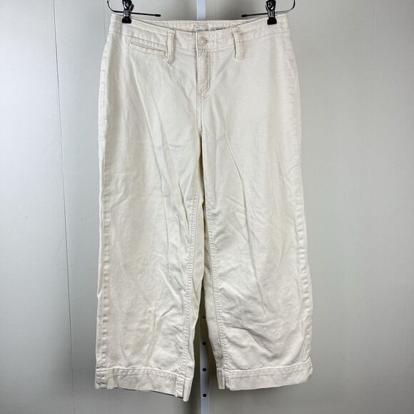 a new day Denim - a new day Cream Ankle & Cropped Jeans